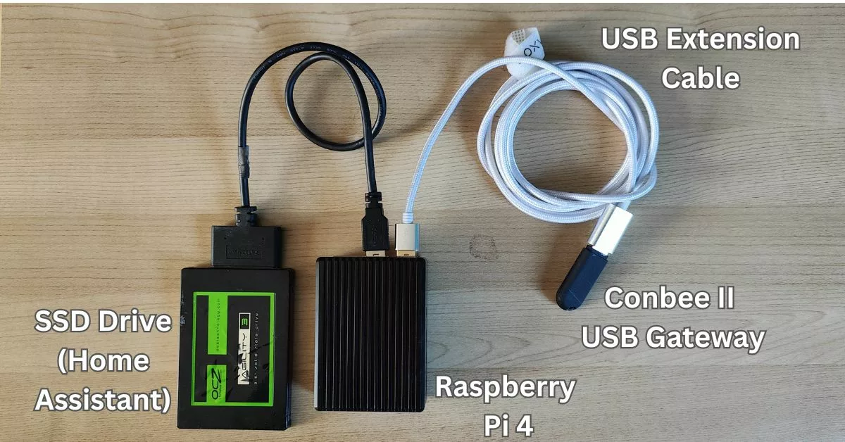 Conbee II Connected to Raspberry Pi
