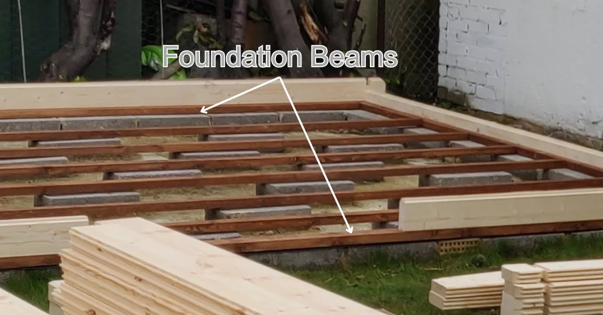 Log Cabin Foundation Beams (1)