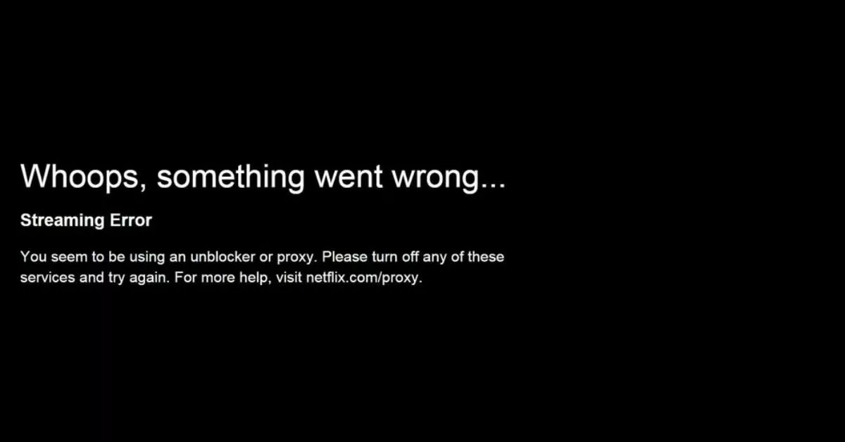 Netflix Proxy Error - Access US Netflix