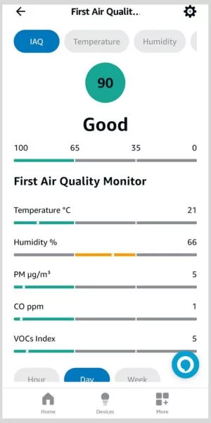 Amazon Air Quality Report In The Alexa App