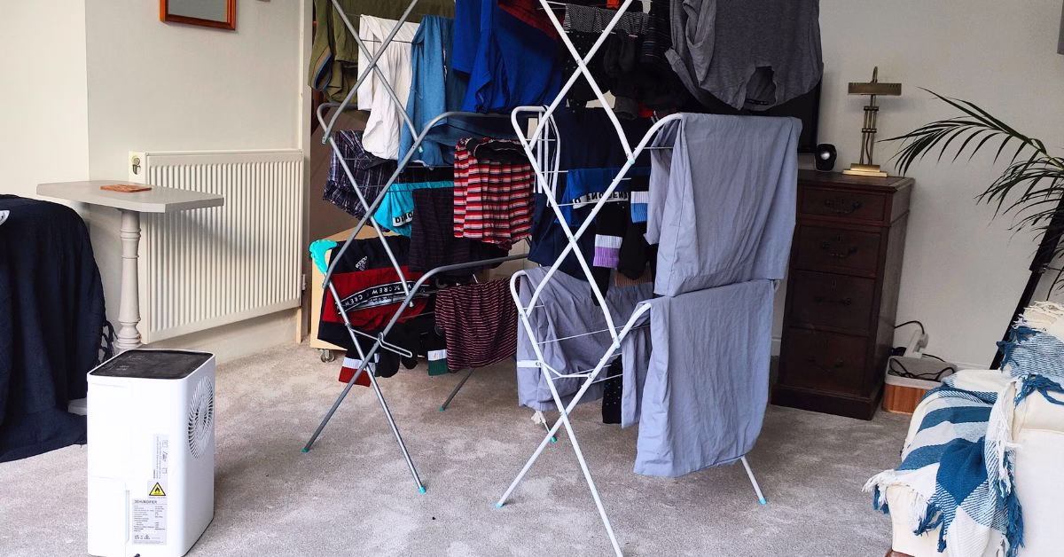 Dry Clothes Using Dehumidifier